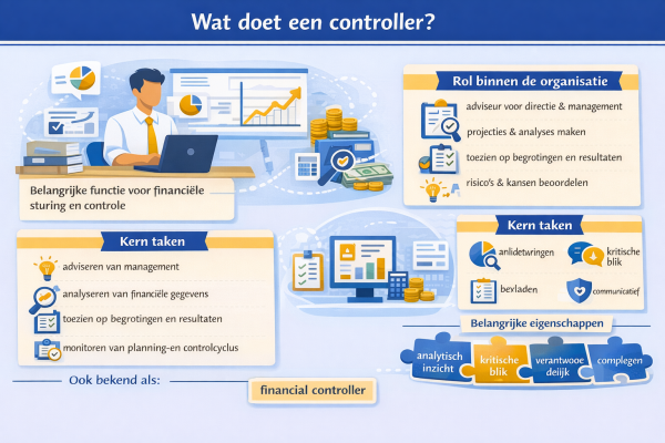 Alles over het beroep controller Wat doet een controller